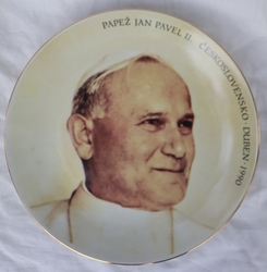 Talíř Papež Jan Pavel II.