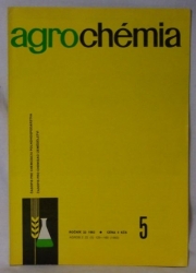 Agrochémia č. 5 / 1982