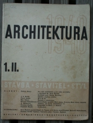 časopis Architektura - ročník II., čísla 1 - 12