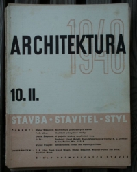 časopis Architektura - ročník II., čísla 1 - 12