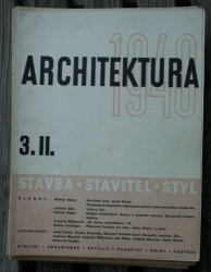 časopis Architektura - ročník II., čísla 1 - 12