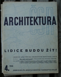 časopis Architektura ČSR - ročník V., čísla 1 - 10