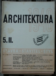 časopis Architektura - ročník II., čísla 1 - 12