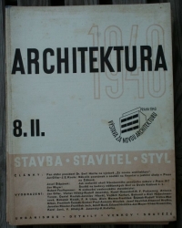 časopis Architektura - ročník II., čísla 1 - 12