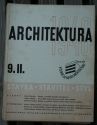 časopis Architektura - ročník II., čísla 1 - 12