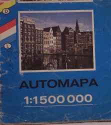 Německo a státy Beneluxu - automapa 1:150000