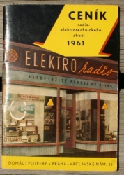 Ceník radiotechnického a elektrotechnického zboží 1961