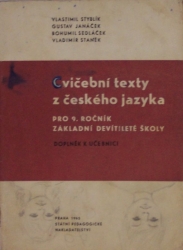 Cvičební texty z českého jazyka pro 9. ročník základní devítileté školy - doplněk k učebnici