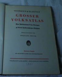 Velhagen & Klasings Grosser Volksatlas 