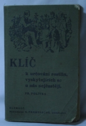 Klíč k určování rostlin, vyskytujících se u nás nejčastěji