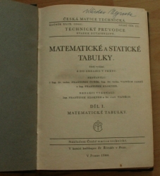 Matematické a statické tabulky