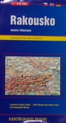 Rakousko - 1 : 330 000 - Automapa