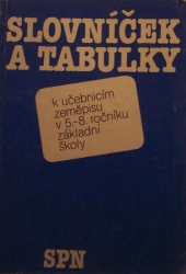 Slovníček a tabulky k učebnicím zeměpisu v 5. - 8. ročníku základní školy