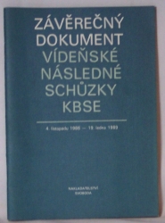 Závěrečný dokument vídeňské následné schůzky KBSE