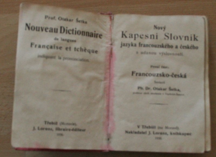Nový kapesní slovník jazyka francouzského a českého s udanou výslovností